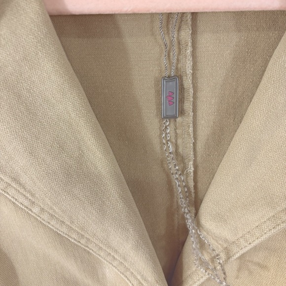 Per Una Denim Jacket Womens Sz 16‎ Khaki Belted Stretch Marks + Spencer NWT - Picture 4 of 9